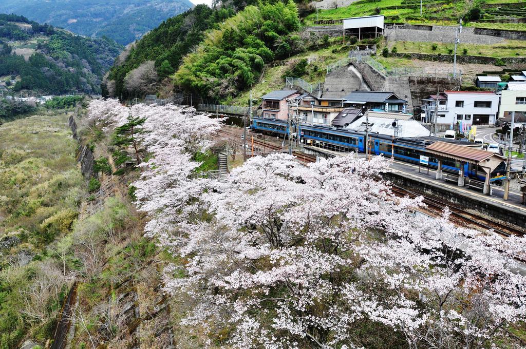 ホテル 大歩危峡まんなか 三好市 エクステリア 写真
