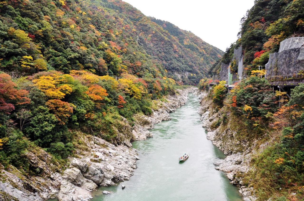 ホテル 大歩危峡まんなか 三好市 エクステリア 写真